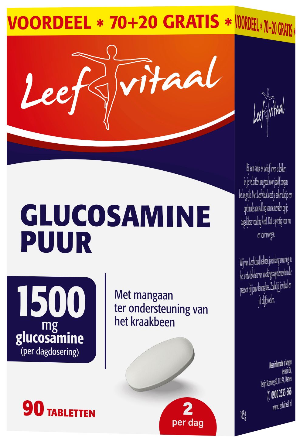 nieuws Aap Helder op Glucosamine puur - Leefvitaal